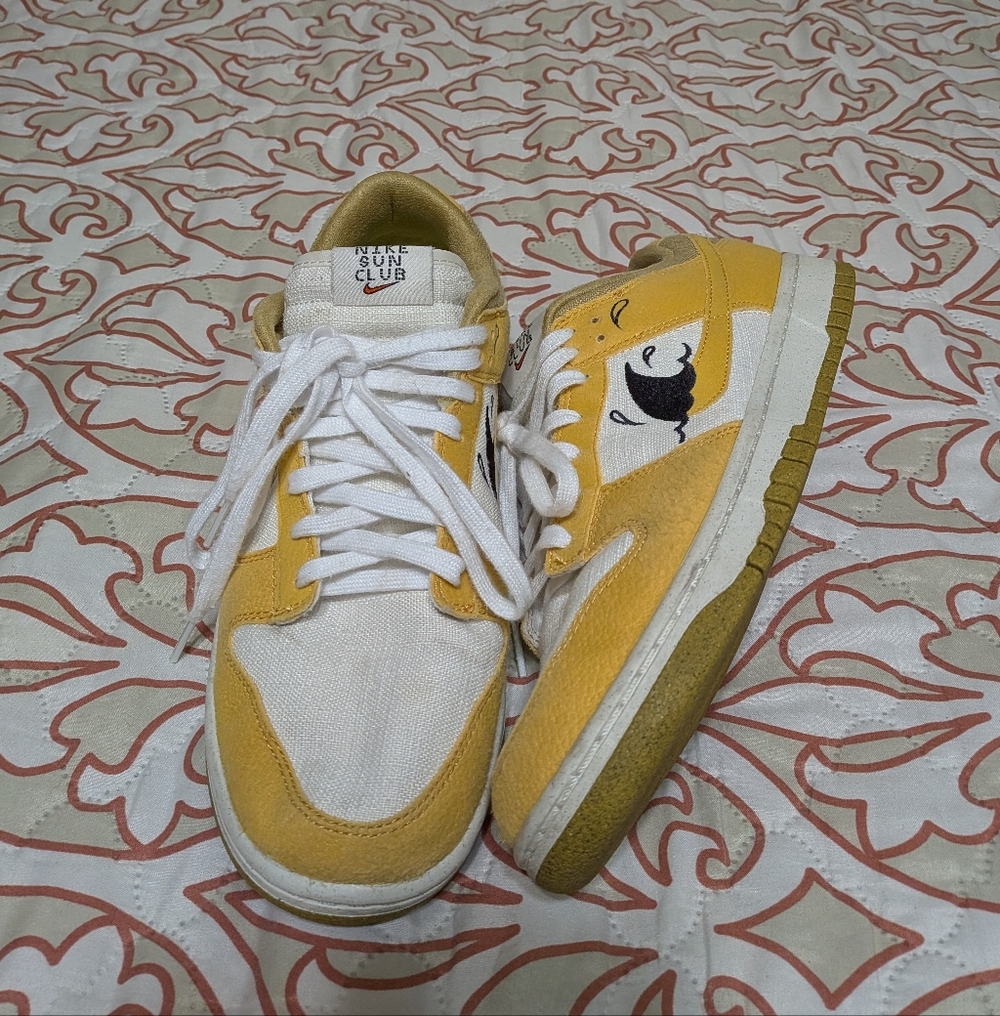 Nike Dunk Low Retro Sun Club Wheat Grass Orange
